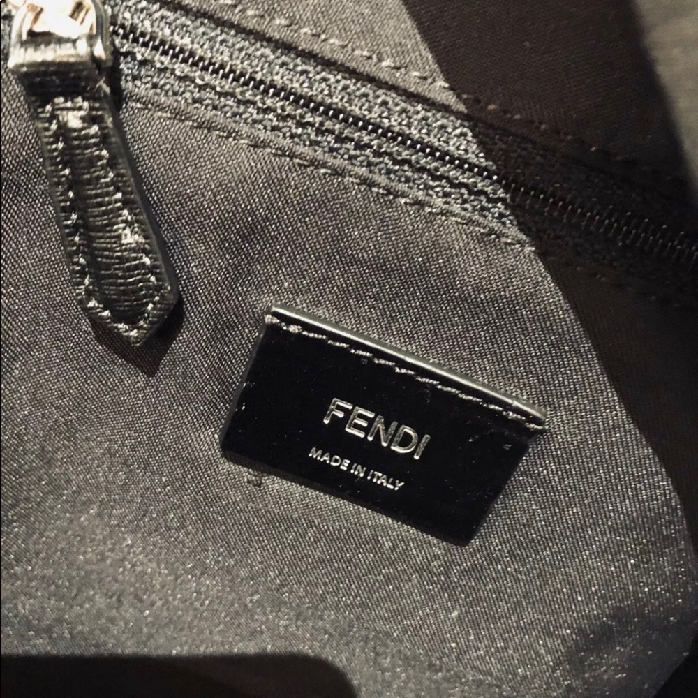 Fendi Shearling & Fur Patchwork Backpack - image 7
